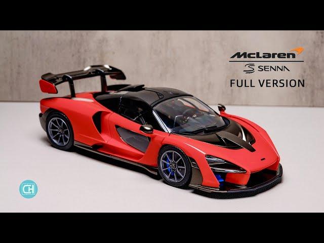 McLaren Senna 1/24 TAMIYA Model car build [Full version]