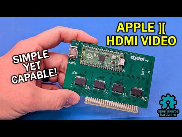 HDMI video from your Apple II with this cheap and simple project (A2DVI)