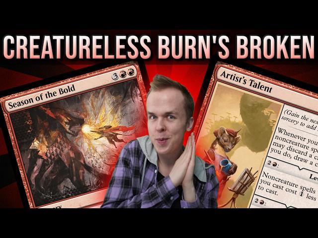 CREATURELESS BURN IS BROKEN || BLB Standard || MTG Arena