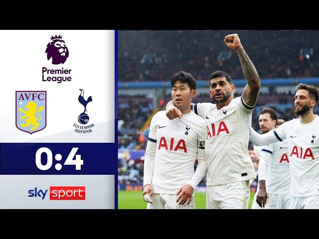 Spurs siegen deutlich | Aston Villa - Tottenham Hotspur | Highlights - Premier League 2023/24