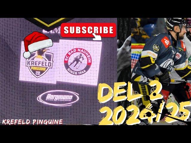 DEL 2: Krefeld Pinguine vs. EC Bad Nauheim | Saison 2024/25 | 29. Spieltag