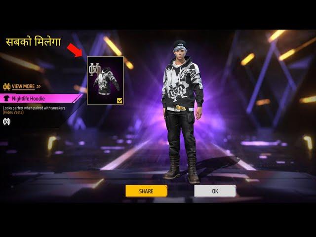 Sabhi Ko Mele Ga Ye Rare T-shirt  | Nightlife Hoodie | Garena Free Fire Max