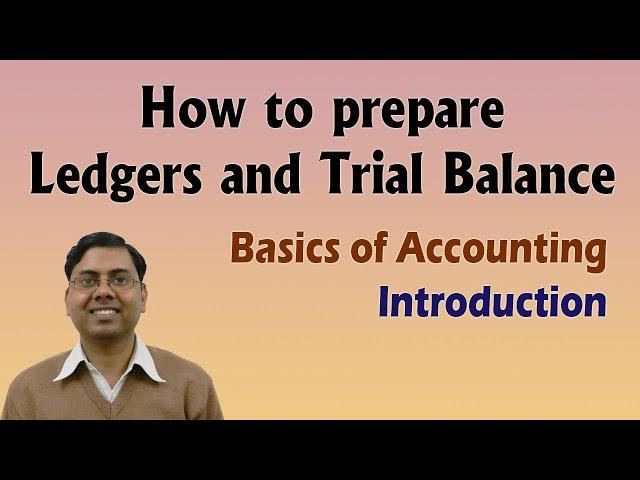 #1 Ledger Posting and Trial Balance ~ Basics for Beginners