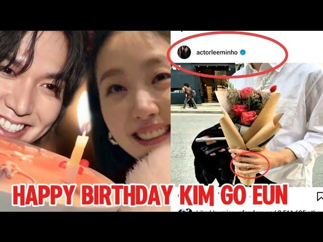 A BIG SURPRISED OF LEE MIN HO ON KIM GO EUN BIRTHDAY!