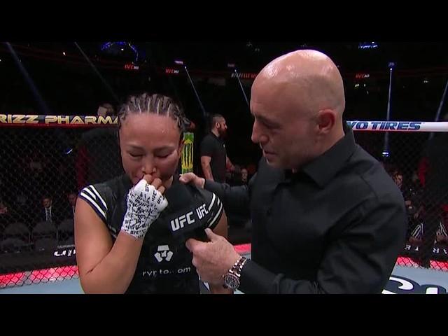 Michelle Waterson-Gomez gives emotional interview after last MMA fight at #UFC303 | ESPN MMA