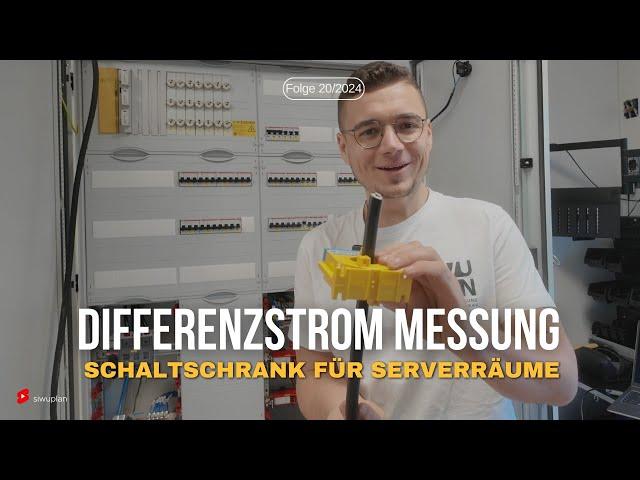 Differenzstrom Messung mit Janitza UMG 20CM + DACT 20 Typ A Schaltschrank für Serverraum SiwuPlan