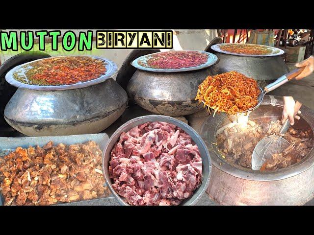 Mutton Biryani Recipe Bawarchi Style || Kolkata Mutton Biryani Recipe || @VillageCookingChannel