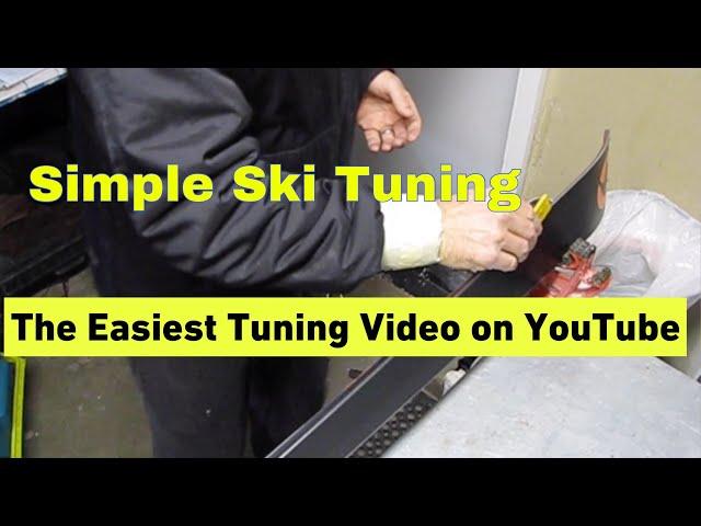 The Perfect Ski Tune - How To Tune Skis by hand in your own garage