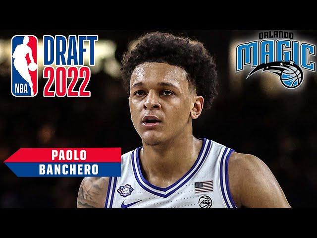 Orlando Magic select Paolo Banchero with 1st pick | 2022 NBA Draft Highlights 