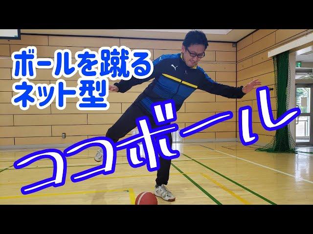 ボールを蹴って行うネット型！「ココボール！」【小学校体育・ボール運動】