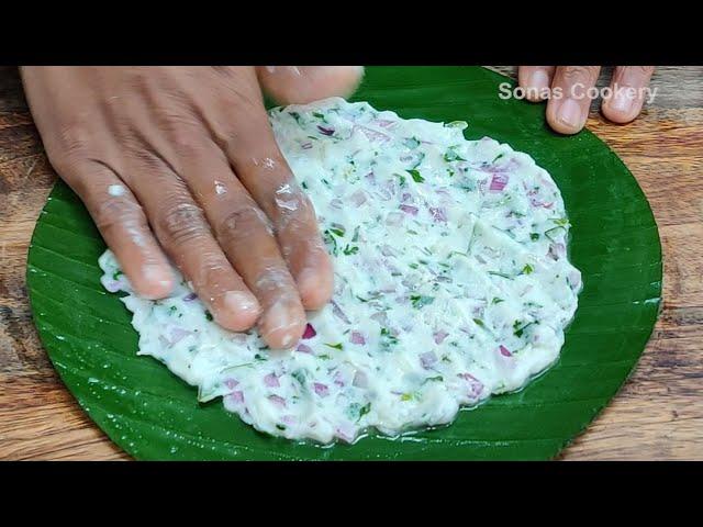 Easy Breakfast Recipe | How To Make Tasty Rice Flour Rotti