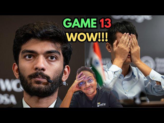 He was SO CLOSE! | Gukesh vs Ding Liren | Game 13 | World Championship 2024