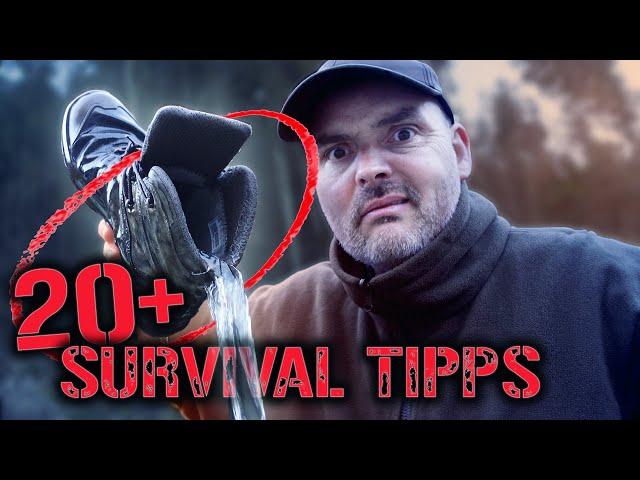 20 Wilderness Survival Tips in 6 Minutes