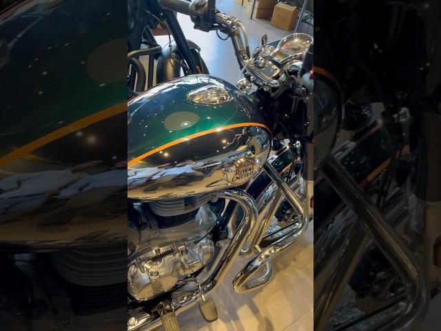 Royal Enfield classic 350 chrome green | new colour launch classic 350 | #shorts #royalenfield