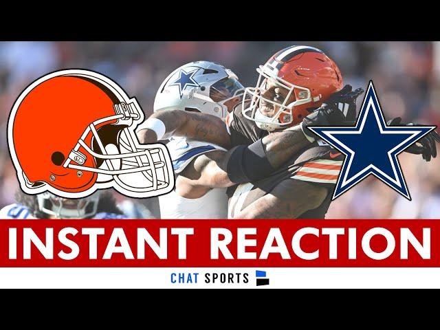 INSTANT REACTION: Cowboys vs. Browns NFL Week 1 - Defense Dominates + Jake Ferguson Injury News