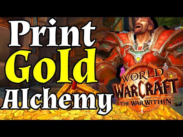 Print Gold! With Alchemy, Build Gold Making In WoW War Within