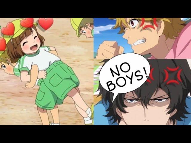 "NO BOYS ALLOWED" policy around MIRI begins  | Buddy Daddies episode 9