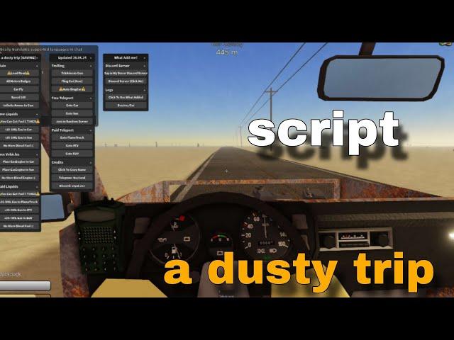 a dusty trip OP Script | Infinite Gas, Car Fly, Troll Features MORE! | Roblox Script/Hack Showcase