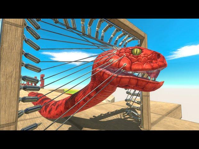 Who is the Strongest - Reptiles or Dinosaurs ? | Animal Revolt Battle Simulator