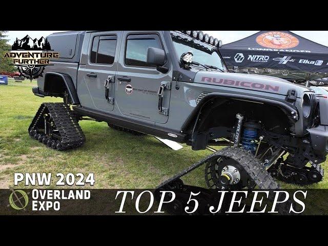 Top 5 Jeeps At Overland Expo PNW 2024! Rocklanding Edition! Stay Tuned For The End...