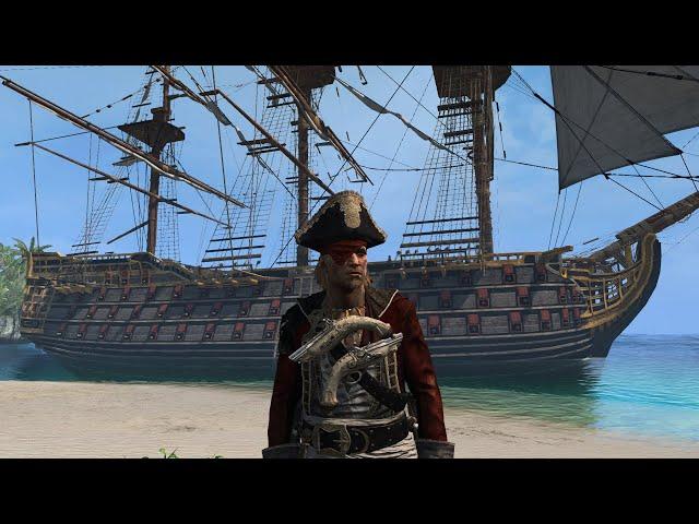 Pirate Legend Red Outfit + Pirate Grey MOW & Skull Pirates Crew [Mod] || AC 4: Black Flag