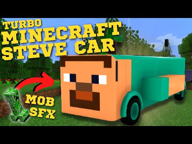 TURNING MINECRAFT STEVE INTO A CAR (Automation | BeamNG)