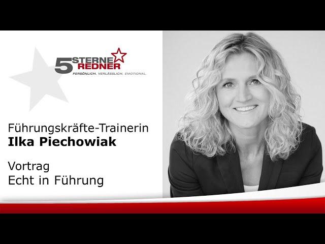 Führungskräfte-Trainerin Ilka Piechowiak: Vortrag Echt in Führung bei GEDANKENtanken