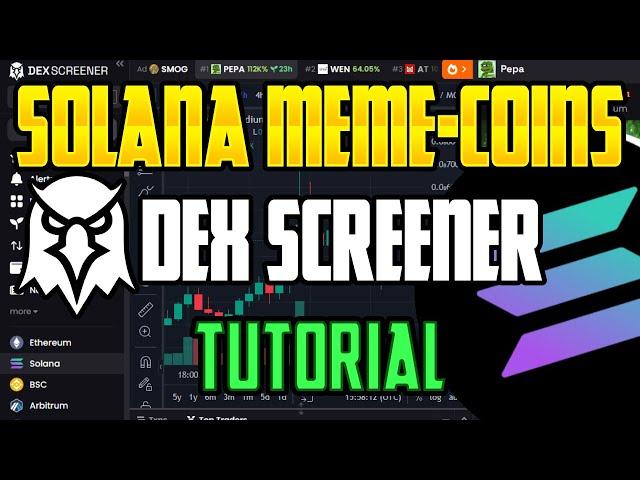 Meme-Coins auf Solana | Dex Screener Tutorial & Trading Tipps