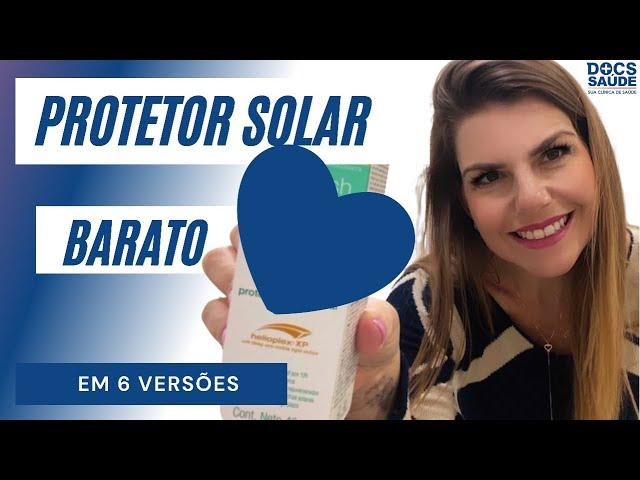 Protetor solar barato - Para usar sem desculpa