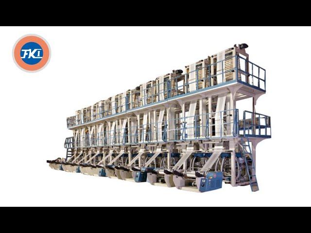 Custom Designed Double Head Blown Film Line / Blown Film Machine High Production Efficiency