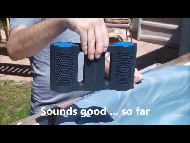 NYNE Multimedia Aqua Floatable Waterproof Bluetooth review video