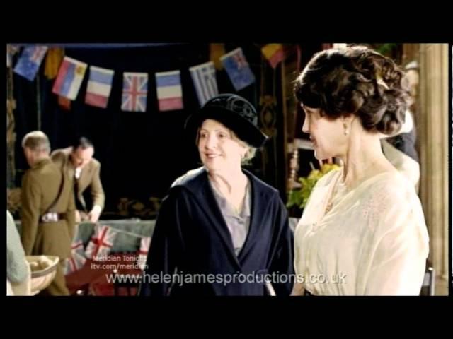 The filming of Downton Abbey at Highclere Castle