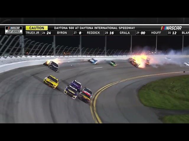 2021 Daytona 500 last lap crash (but it’s Dinoco is all mine!)