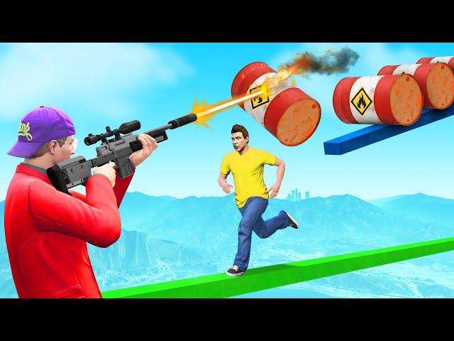 SNIPERS vs RUNNERS in GTA 5!