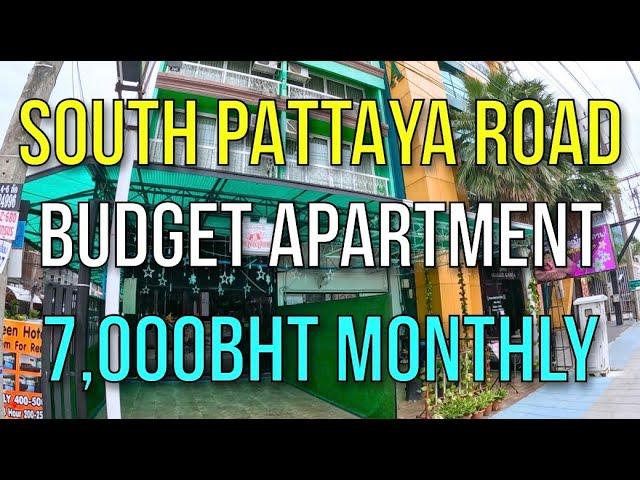 BUDGET SOUTH PATTAYA ROAD APARTMENT REVIEW - Green Hotel 7,000BHT Monthly *Details In Description*