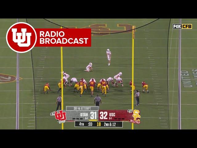 Utah Radio broadcast of the Utah-USC Ending | 2023 College Football