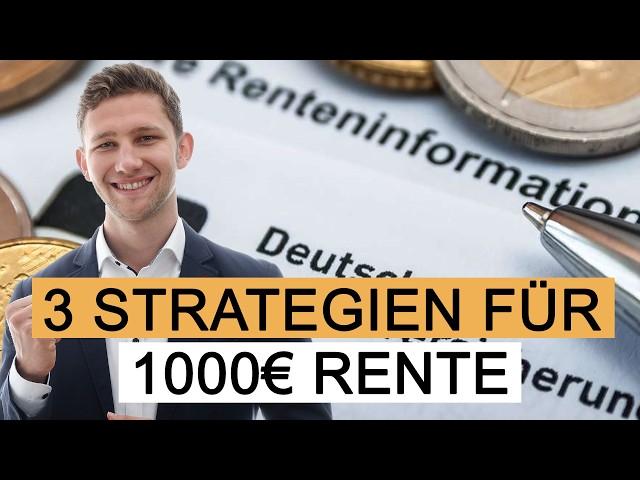 1.000€ extra Rente: So viel musst du dafür wirklich sparen! (3 Optionen)