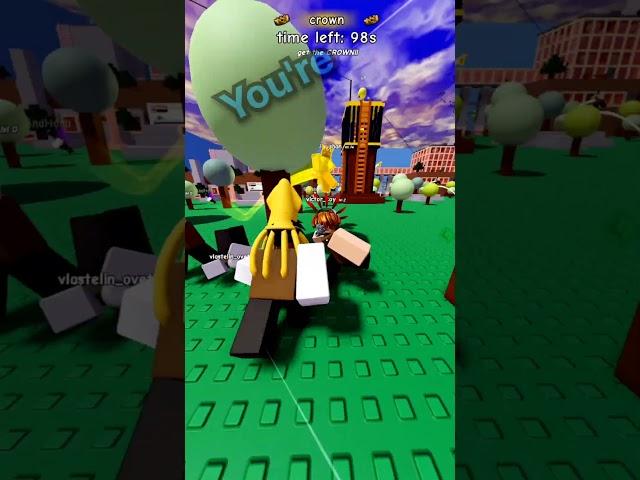 You're Too Slow #roblox #untitledtaggame #shorts