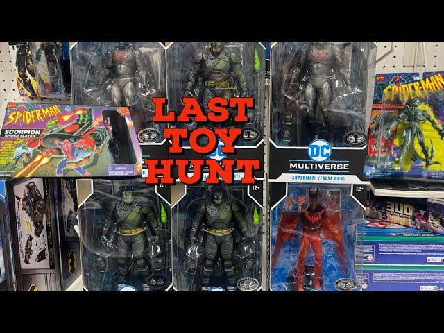 Last Toy Hunt of 2024: Tons of Mcfarlane DC Multiverse Chases found/ Vintage Spider-man Toys finds