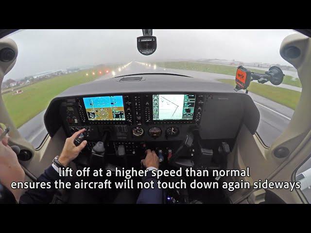 Cessna 182T flight in bad weather - icing and turbulence!