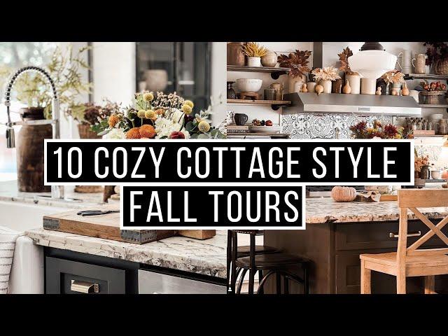 10 Cozy Fall Antique Farmhouse Style Home Tours ( Music Only )