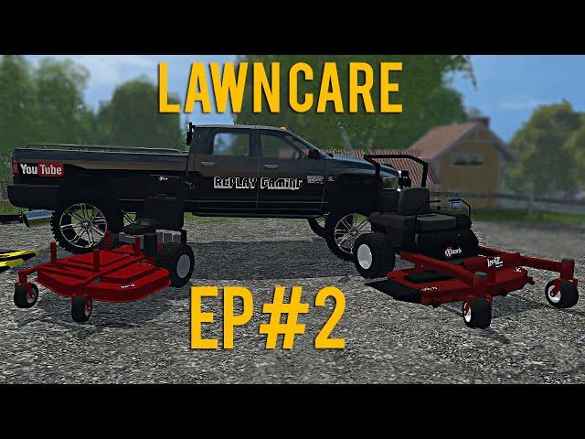 Farming Simulator 15 Lawn Care Ep #2