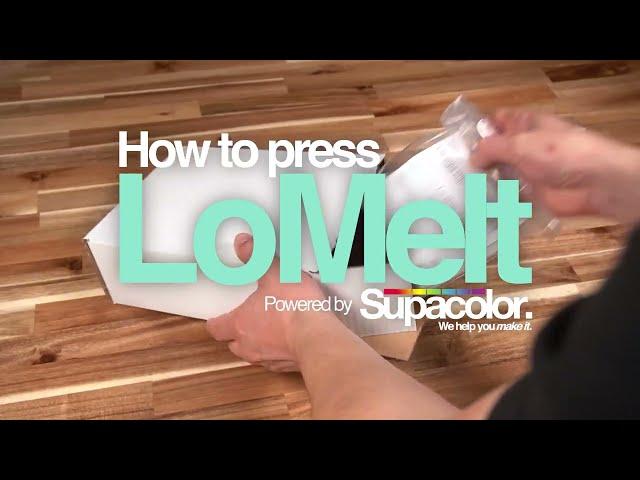 How to Press Lo Melt with a Manual Heat Press