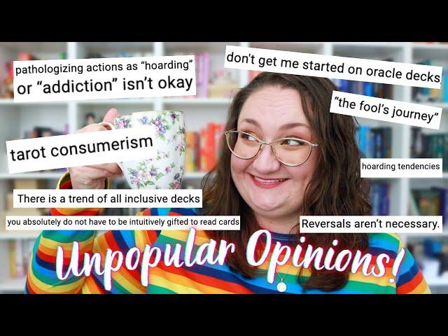 Reacting to your UNPOPULAR OPINIONS on Tarot & TarotTube!