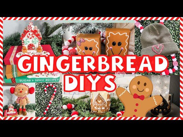 Charming DIY Gingerbread Christmas Home Decor on a Budget! NEW Festive Holiday Craft Ideas for 2024