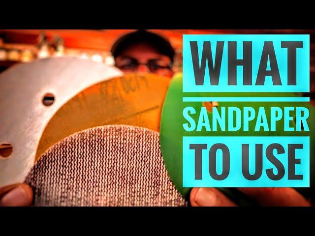 What Sand Paper to Use on an Electric Sander | Woodworking for Beginners