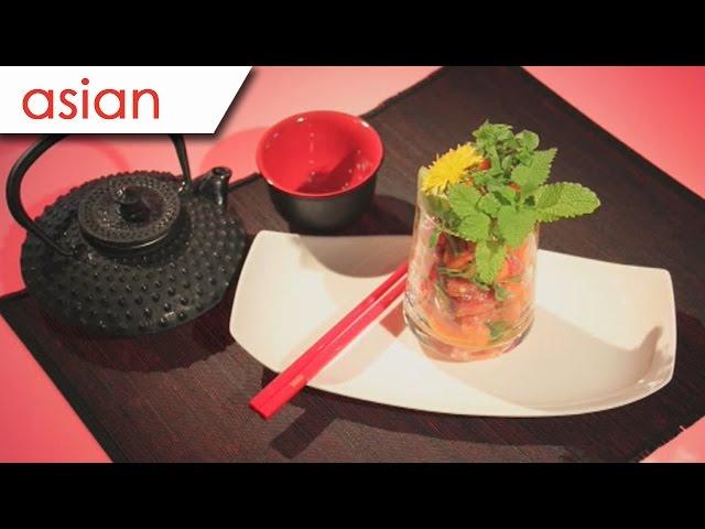 Tuna-fish with papaya and lime - Silent Cooking with Simon Xie Hong (with recipe)