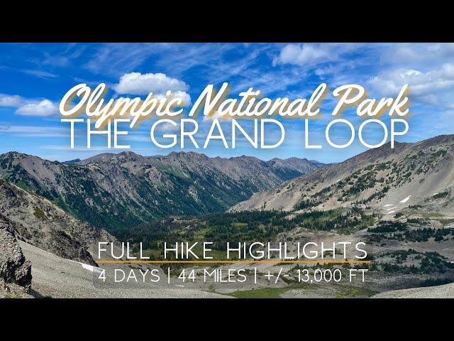 Olympic National Park - The Grand Loop | Silent POV Backpacking Video