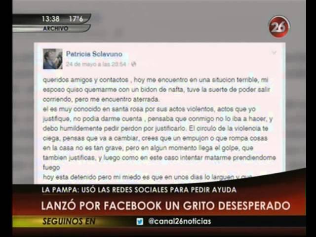 Canal 26 -Denunció a su marido empresario: "Quiso quemarme con un bidón de nafta"