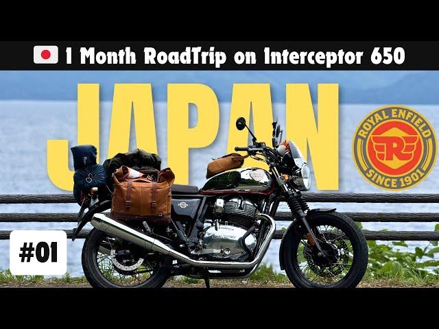 Japan Road Trip Begins on Royal Enfield Interceptor 650 | Ep 1: LOST IN TRANSITION